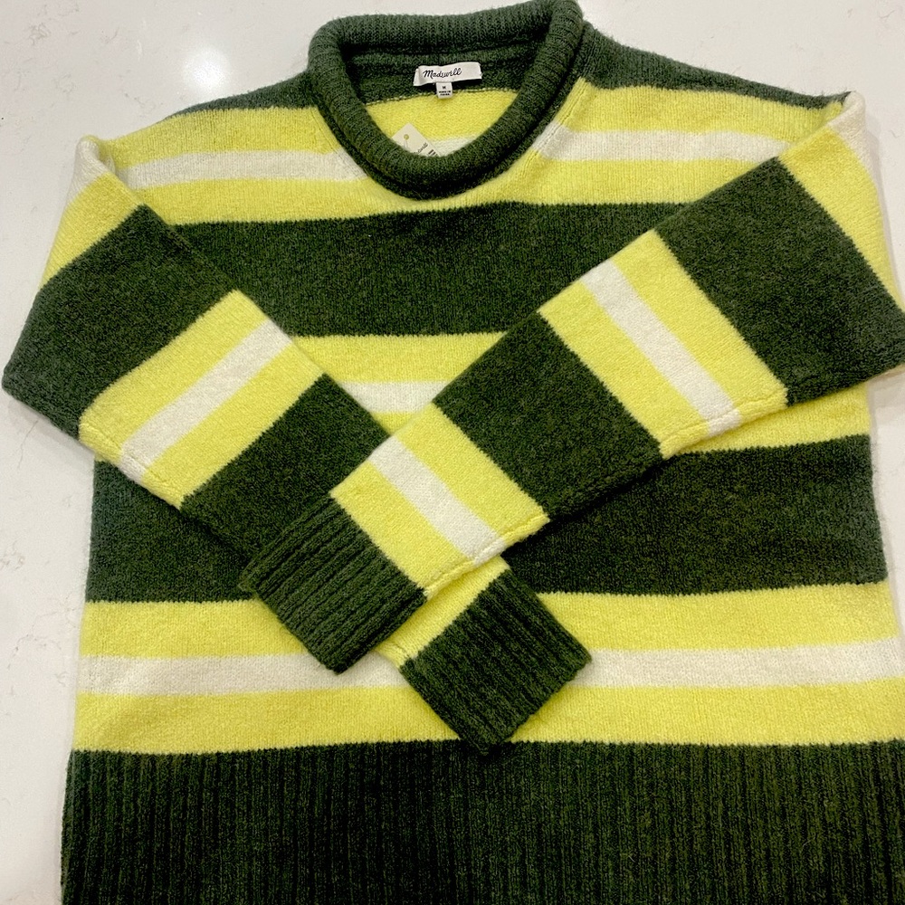 Madewell striped Fulton pull-over sweater